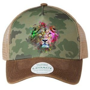 Abstract Lion Legacy Tie Dye Trucker Hat