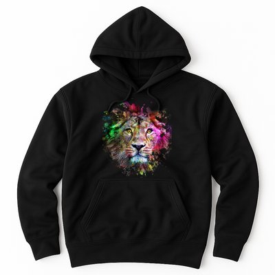 Abstract Lion Hoodie