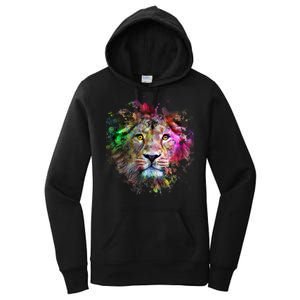 Abstract Lion Women's Pullover Hoodie