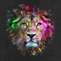 Abstract Lion 25L Jumbo Tote