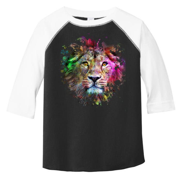 Abstract Lion Toddler Fine Jersey T-Shirt