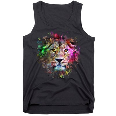 Abstract Lion Tank Top