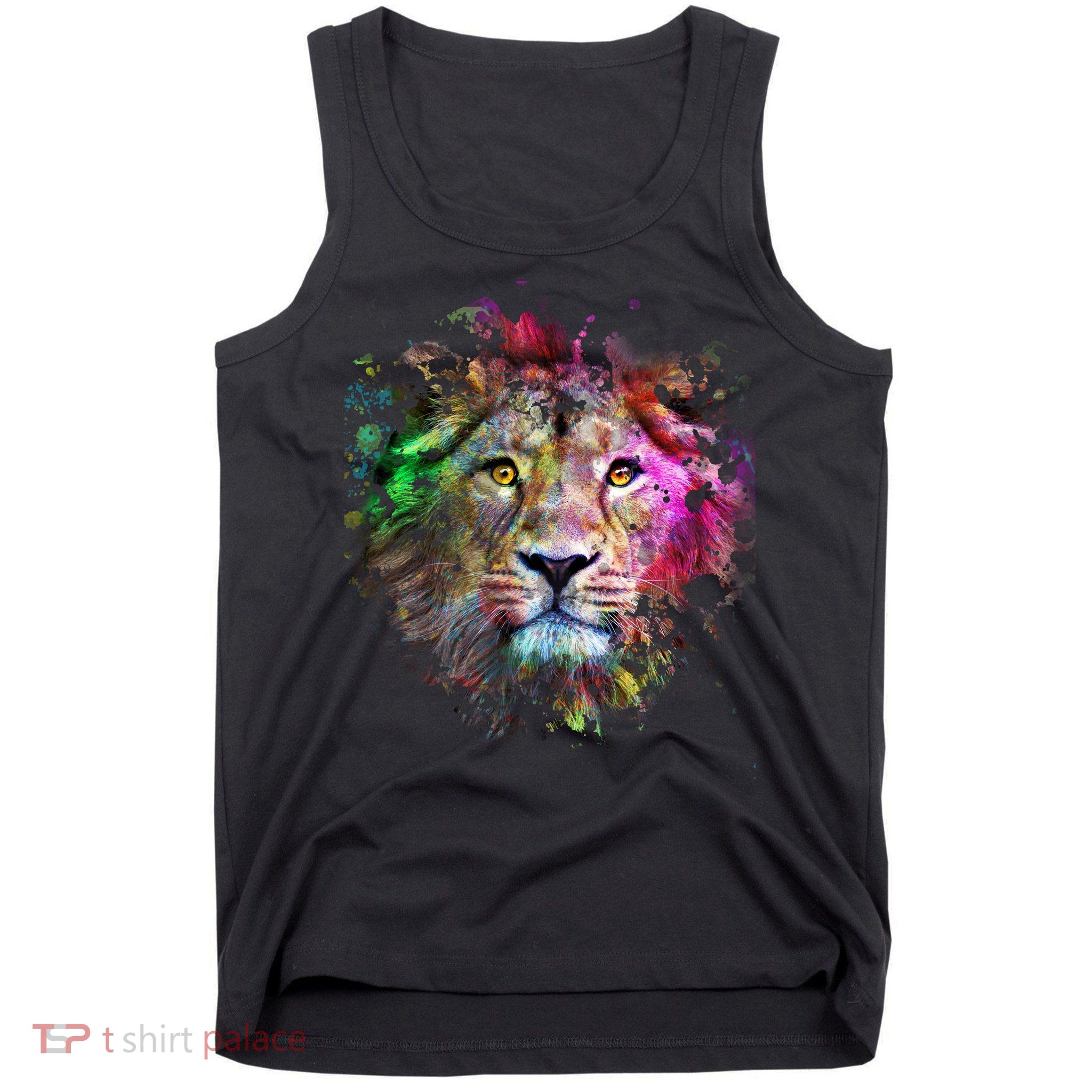 Abstract Lion Tank Top