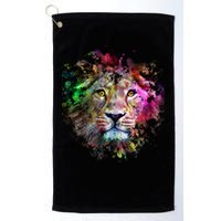 Abstract Lion Golf Towel