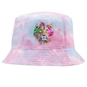 Abstract Lion Tie-Dyed Bucket Hat