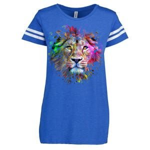 Abstract Lion Enza Ladies Jersey Football T-Shirt