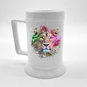 Abstract Lion Beer Stein