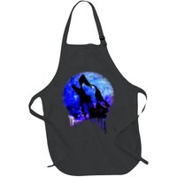 Abstract Moon Wolf Apron