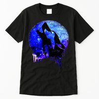 Abstract Moon Wolf Tall T-Shirt