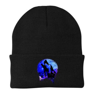 Abstract Moon Wolf Beanie
