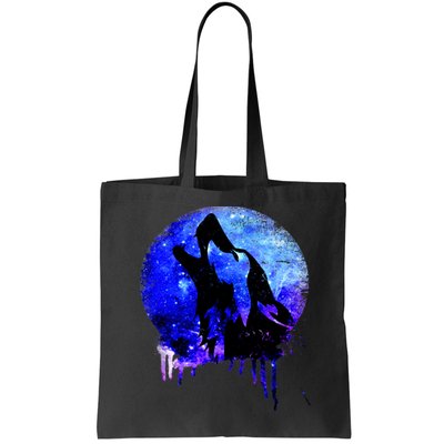 Abstract Moon Wolf Bag