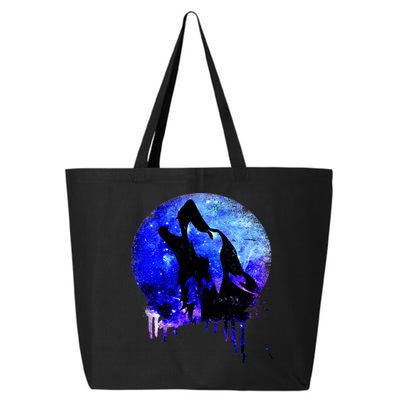 Abstract Moon Wolf 25L Jumbo Tote