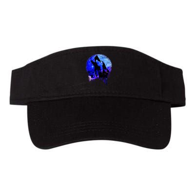 Abstract Moon Wolf Visor