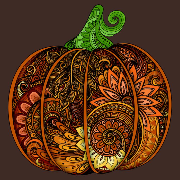 Abstract Pumpkin Thanksgiving Logo T-Shirt