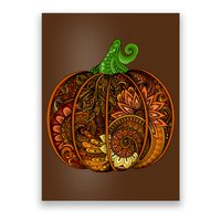 Abstract Pumpkin Thanksgiving Logo Poster