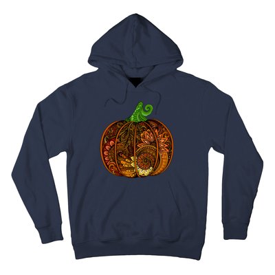 Abstract Pumpkin Thanksgiving Logo Hoodie