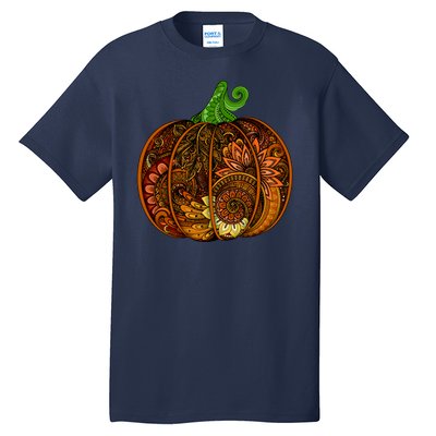 Abstract Pumpkin Thanksgiving Logo Tall T-Shirt