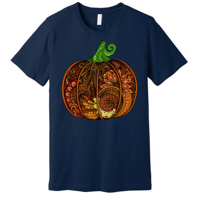 Abstract Pumpkin Thanksgiving Logo Premium T-Shirt