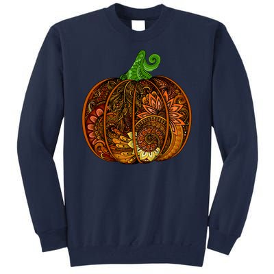 Abstract Pumpkin Thanksgiving Logo Tall Sweatshirt