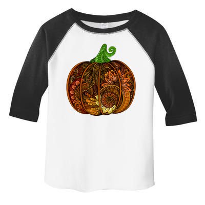 Abstract Pumpkin Thanksgiving Logo Toddler Fine Jersey T-Shirt