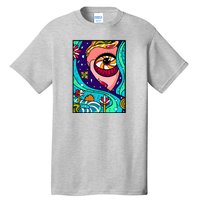 Abstract Sky Girl Tall T-Shirt