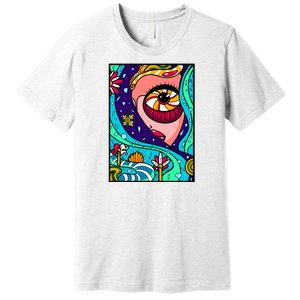 Abstract Sky Girl Premium T-Shirt