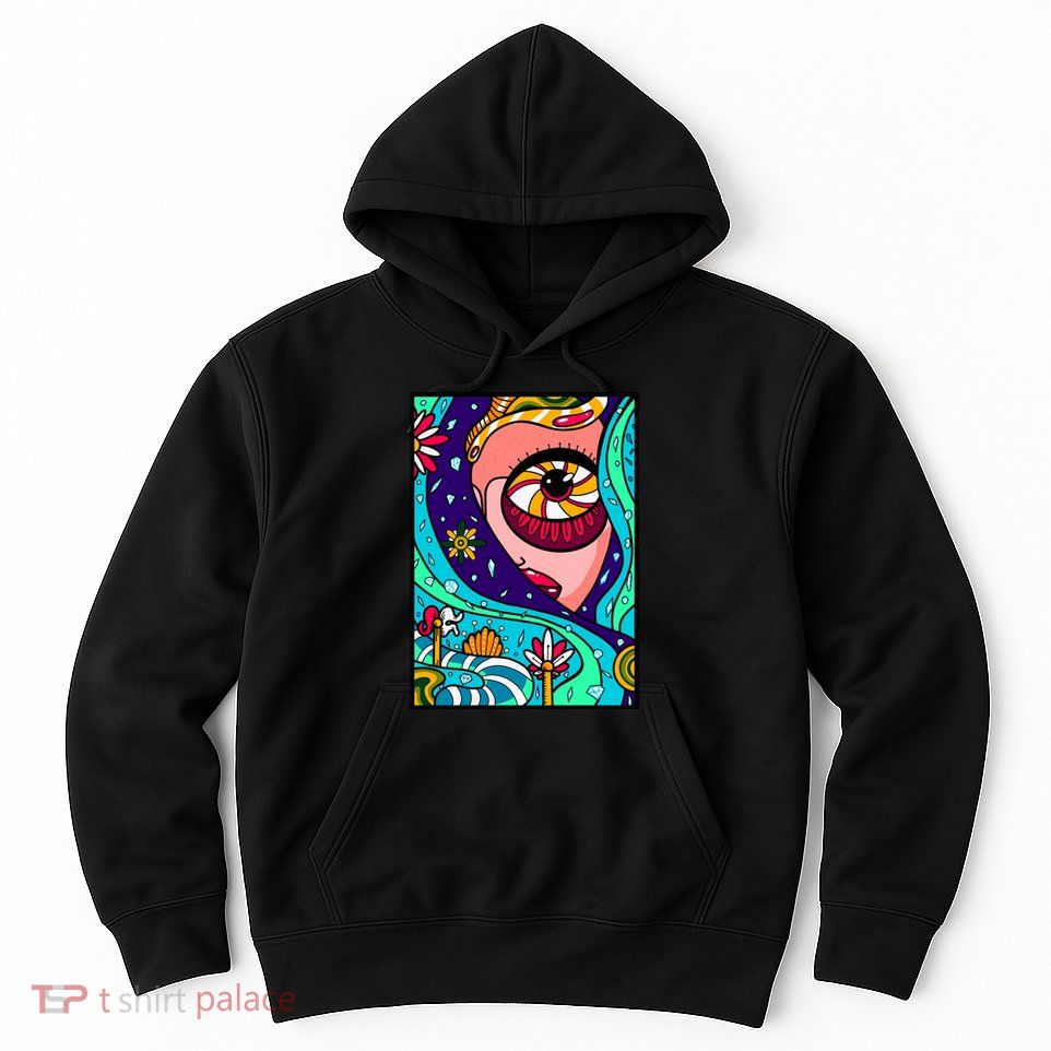 Abstract Sky Girl Hoodie