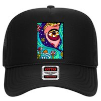 Abstract Sky Girl Trucker Hat