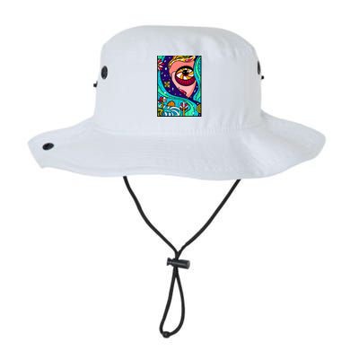 Abstract Sky Girl Legacy Cool Fit Booney Bucket Hat