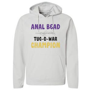 Anal Bead Tug O War Champion Performance Fleece Hoodie