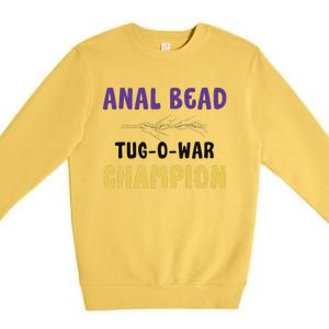 Anal Bead Tug O War Champion Premium Crewneck Sweatshirt