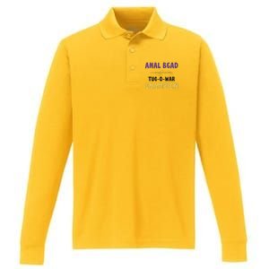 Anal Bead Tug O War Champion Performance Long Sleeve Polo