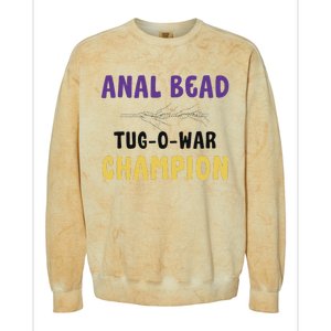 Anal Bead Tug O War Champion Colorblast Crewneck Sweatshirt