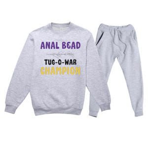 Anal Bead Tug O War Champion Premium Crewneck Sweatsuit Set