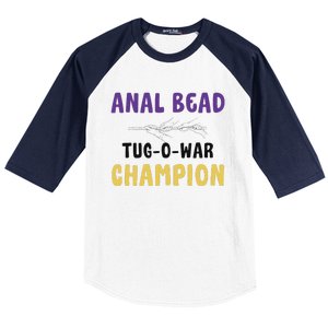 Anal Bead Tug O War Champion Baseball Sleeve Shirt