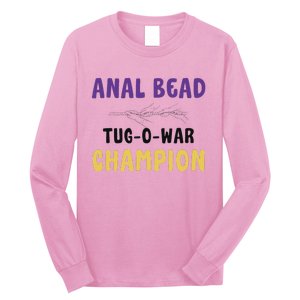 Anal Bead Tug O War Champion Long Sleeve Shirt