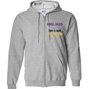 Anal Bead Tug O War Champion Full Zip Hoodie