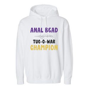 Anal Bead Tug O War Champion Garment-Dyed Fleece Hoodie