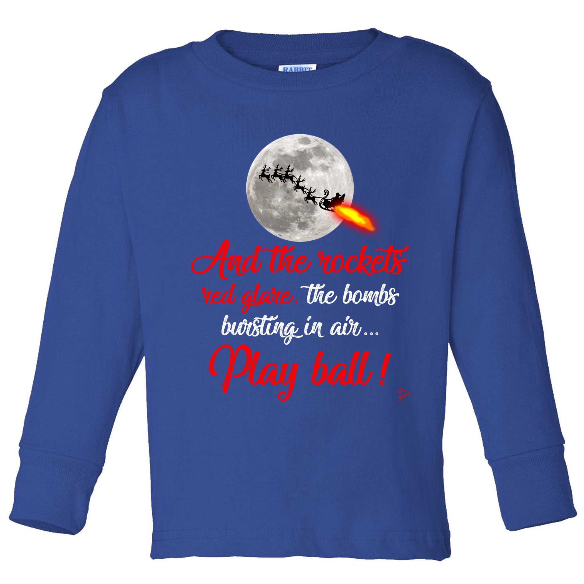 Aunt Bethany Tee Funny Christmas Ugly Sweater Look Patriotic Gift Toddler Long Sleeve Shirt