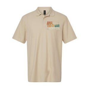 Anal Bead Tugowar Champion Funny Saying Softstyle Adult Sport Polo