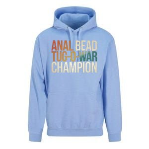 Anal Bead Tugowar Champion Funny Saying Unisex Surf Hoodie