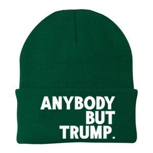 Anybody But Trump Knit Cap Winter Beanie