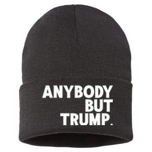 Anybody But Trump Sustainable Knit Beanie