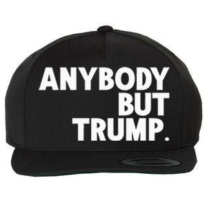 Anybody But Trump Wool Snapback Cap