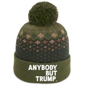 Anybody But Trump The Baniff Cuffed Pom Beanie