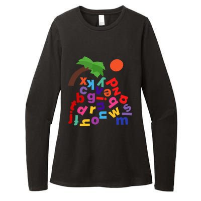 Alphabet Boom Tree Womens CVC Long Sleeve Shirt