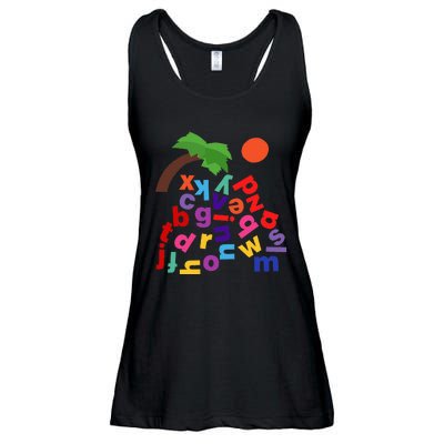 Alphabet Boom Tree Ladies Essential Flowy Tank