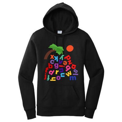 Alphabet Boom Tree Women's Pullover Hoodie