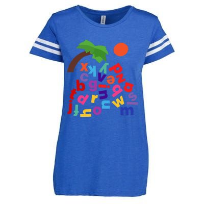 Alphabet Boom Tree Enza Ladies Jersey Football T-Shirt