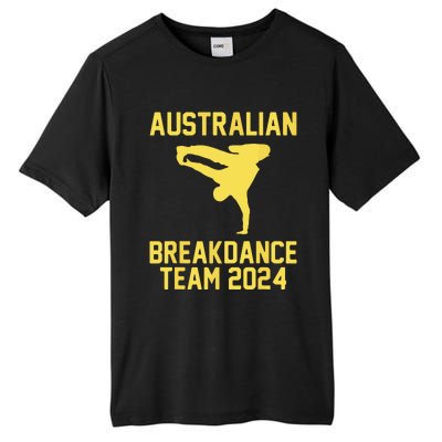 Australian Breakdance Team 2024 Funny Breakdancing Meme 24 Tall Fusion ChromaSoft Performance T-Shirt